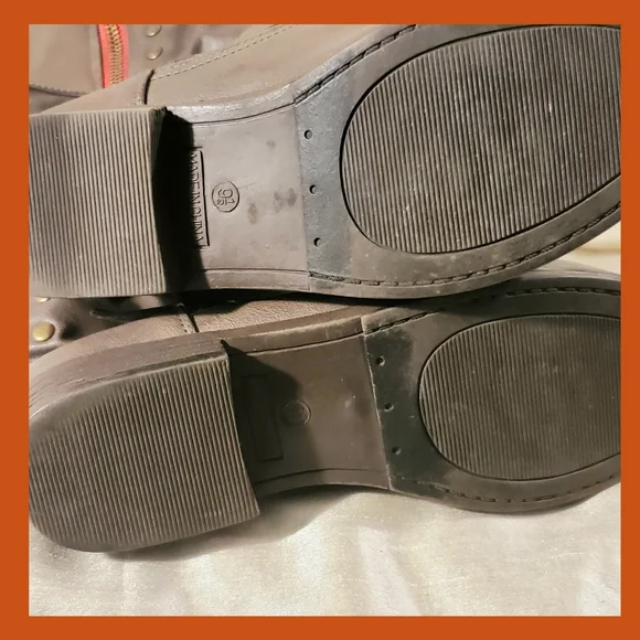 Tall Journee Collection Kane Studded Brown Women’s Boot - Picture 8 of 10